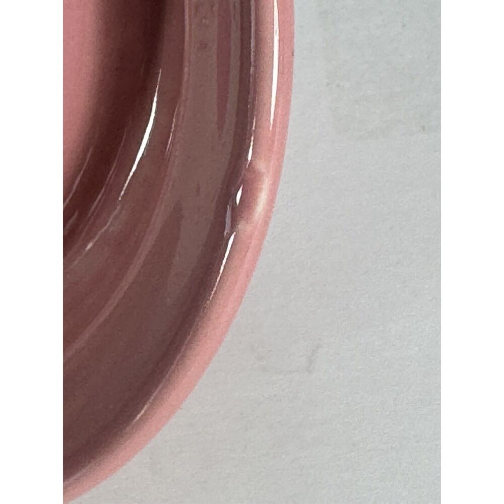 Fiesta Ware Rose Pink Teapot ROUND CIRCLE HANDLE - Picture 11 of 13